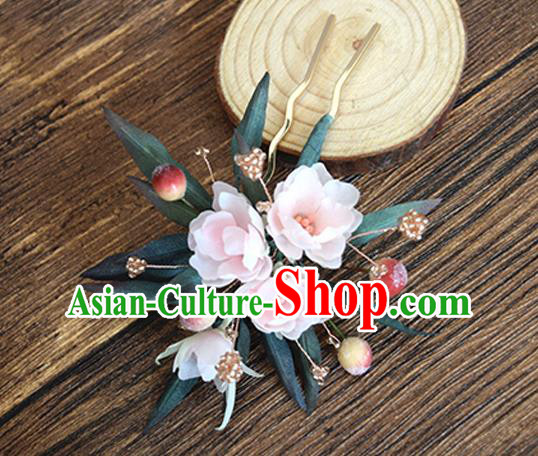 Chinese Traditional Cheongsam Hair Stick Handmade Ancient Princess Jasmine Flower Hairpin Chinese Traditional Cheongsam Hair Stick Handmade Ancient Princess Jasmine Flower Hairpin