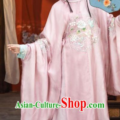 China Ancient Royal Infanta Embroidered Hanfu Garment Traditional Ming Dynasty Nobility Lady Historical Clothing