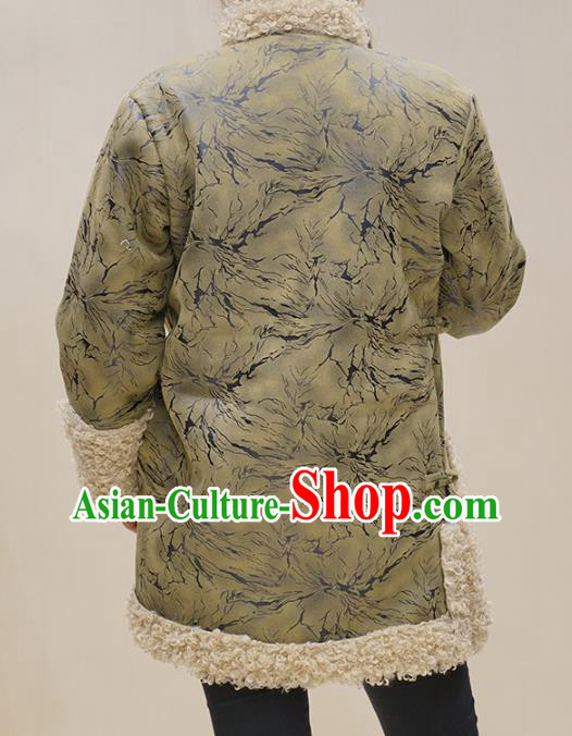 Chinese Zang Minority Winter Cotton Wadded Jacket Tibetan Nationality Woman Outer Garment Clothing Chinese Zang Minority Winter Cotton Wadded Jacket Tibetan Nationality Woman Outer Garment Clothing