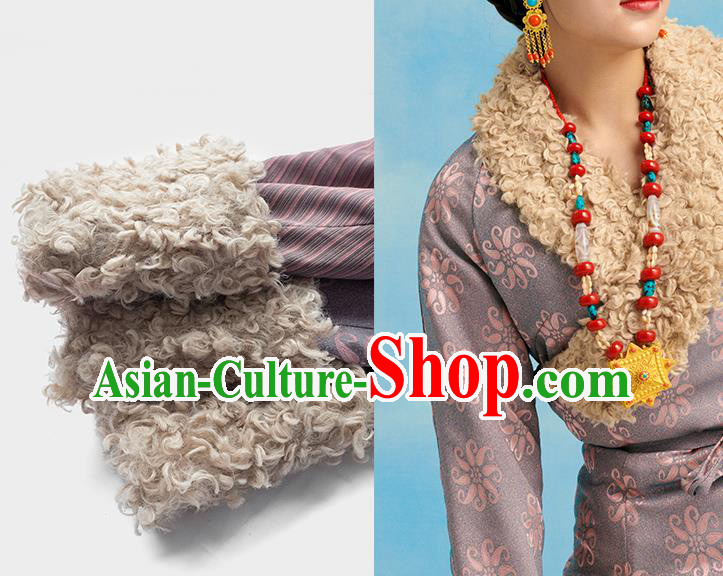 China Tibetan Ethnic Woman Winter Costume Zang Nationality Bola Robe Clothing China Tibetan Ethnic Woman Winter Costume Zang Nationality Bola Robe Clothing
