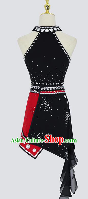 China Traditional Ethnic Dance Competition Clothing Wa Nationality Folk Dance Costumes China Traditional Ethnic Dance Competition Clothing Wa Nationality Folk Dance Costumes