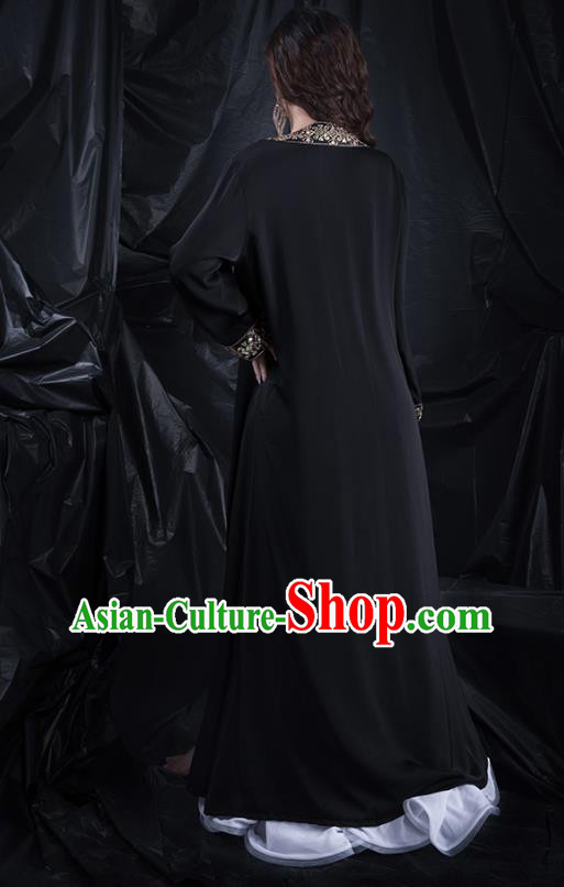 India Belly Dance Clothing Asian Oriental Dance Black Cape India Belly Dance Clothing Asian Oriental Dance Black Cape