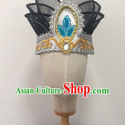 China Traditional Classical Dance Hair Accessories Ancient Scholar Performance Hat