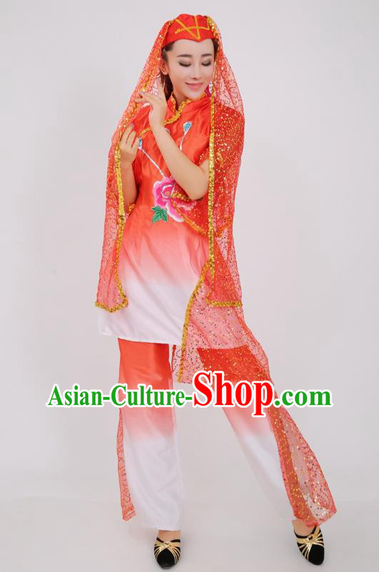 Chinese Ningxia Ethnic Wedding Red Outfits Traditional Hui Nationality Bride Clothing Chinese Ningxia Ethnic Wedding Red Outfits Traditional Hui Nationality Bride Clothing