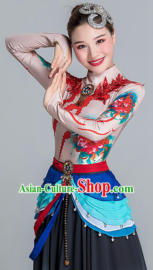 China Female Group Dance Stage Performance Costume Classical Dance Clothing Flying Dance Green Dress China Female Group Dance Stage Performance Costume Classical Dance Clothing Flying Dance Green Dress