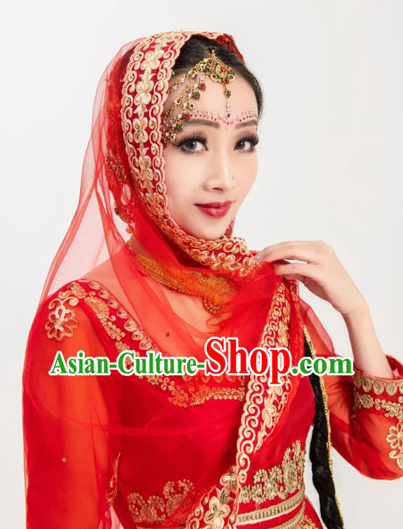 Asian India Court Wedding Embroidered Costumes Indian Bollywood Performance Red Anarkali Dress Asian India Court Wedding Embroidered Costumes Indian Bollywood Performance Red Anarkali Dress