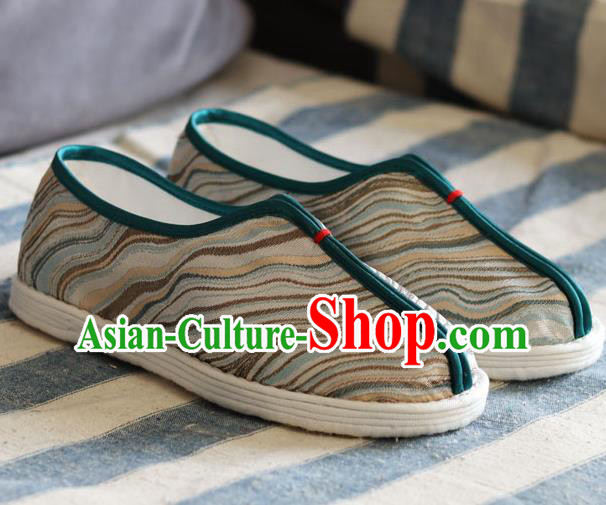 Chinese Handmade Male Shoes Traditional Martial Arts Shoes Cloth Shoes Chinese Handmade Male Shoes Traditional Martial Arts Shoes Cloth Shoes