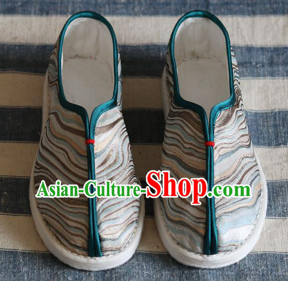 Chinese Handmade Male Shoes Traditional Martial Arts Shoes Cloth Shoes Chinese Handmade Male Shoes Traditional Martial Arts Shoes Cloth Shoes