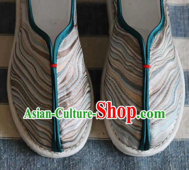 Chinese Handmade Male Shoes Traditional Martial Arts Shoes Cloth Shoes Chinese Handmade Male Shoes Traditional Martial Arts Shoes Cloth Shoes