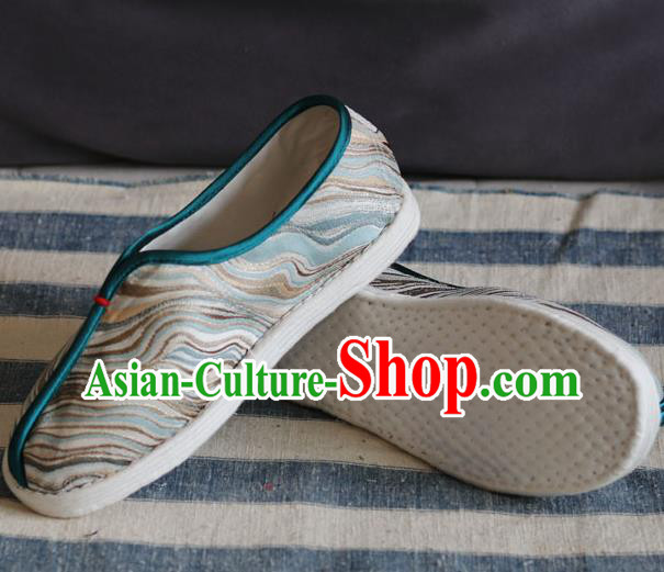 Chinese Handmade Male Shoes Traditional Martial Arts Shoes Cloth Shoes Chinese Handmade Male Shoes Traditional Martial Arts Shoes Cloth Shoes