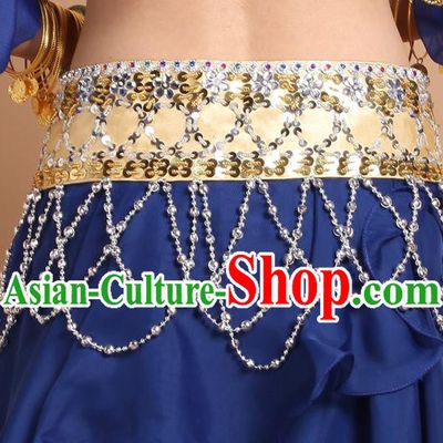 Asian Traditional Classical Dance Waist Accessories Indian Belly Dance Beads Tassel Waistband