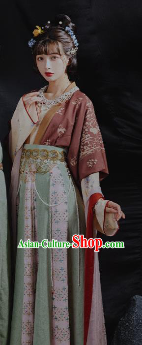 China Ancient Palace Lady Hanfu Dress Traditional Tang Dynasty Royal Princess Historical Clothing China Ancient Palace Lady Hanfu Dress Traditional Tang Dynasty Royal Princess Historical Clothing