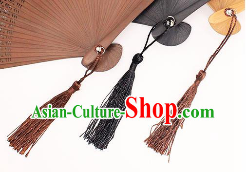 Chinese Carving Fan Classical Accordion Handmade Hollow Brown Bamboo Folding Fan Chinese Carving Fan Classical Accordion Handmade Hollow Brown Bamboo Folding Fan