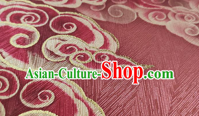 China Handmade Circular Fan Printing Clouds Red Silk Fan Classical Wedding Fan China Handmade Circular Fan Printing Clouds Red Silk Fan Classical Wedding Fan