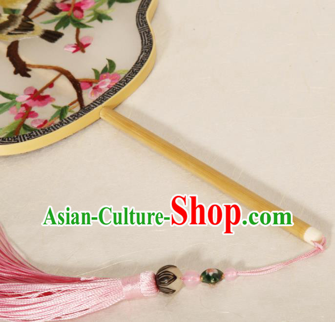 China Traditional Song Dynasty Princess Fan Classical Embroidered Palace Fan Handmade Silk Fan China Traditional Song Dynasty Princess Fan Classical Embroidered Palace Fan Handmade Silk Fan