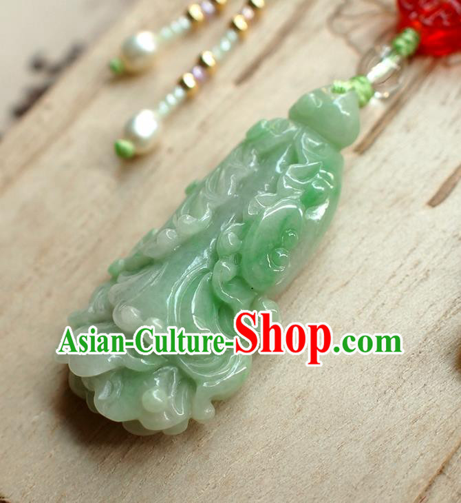 Chinese Traditional Cheongsam Jadeite Waist Accessories National Cloisonne Brooch Pendant Chinese Traditional Cheongsam Jadeite Waist Accessories National Cloisonne Brooch Pendant