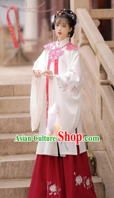 China Ancient Young Lady Hanfu Dress Clothing Traditional Ming Dynasty Costumes for Women China Ancient Young Lady Hanfu Dress Clothing Traditional Ming Dynasty Costumes for Women