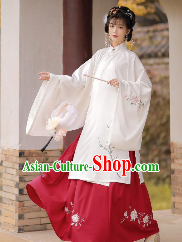China Ancient Young Lady Hanfu Dress Clothing Traditional Ming Dynasty Costumes for Women China Ancient Young Lady Hanfu Dress Clothing Traditional Ming Dynasty Costumes for Women