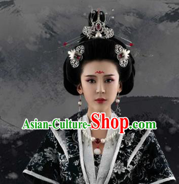 Chinese Traditional Tang Dynasty Empress Hair Accessories Ancient Queen Hairpins Chinese Traditional Tang Dynasty Empress Hair Accessories Ancient Queen Hairpins
