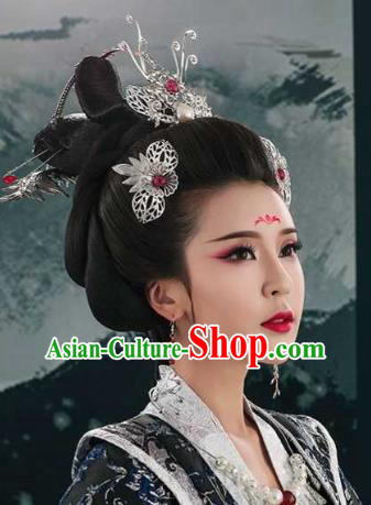 Chinese Traditional Tang Dynasty Empress Hair Accessories Ancient Queen Hairpins Chinese Traditional Tang Dynasty Empress Hair Accessories Ancient Queen Hairpins