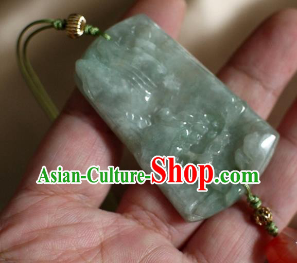 Chinese Traditional Ming Dynasty Hanfu Waist Accessories Ancient Princess Brown Tassel Jade Pendant Chinese Traditional Ming Dynasty Hanfu Waist Accessories Ancient Princess Brown Tassel Jade Pendant