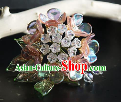 Chinese Ancient Imperial Concubine Hairpin Traditional Ming Dynasty Hydrangea Hair Stick Chinese Ancient Imperial Concubine Hairpin Traditional Ming Dynasty Hydrangea Hair Stick