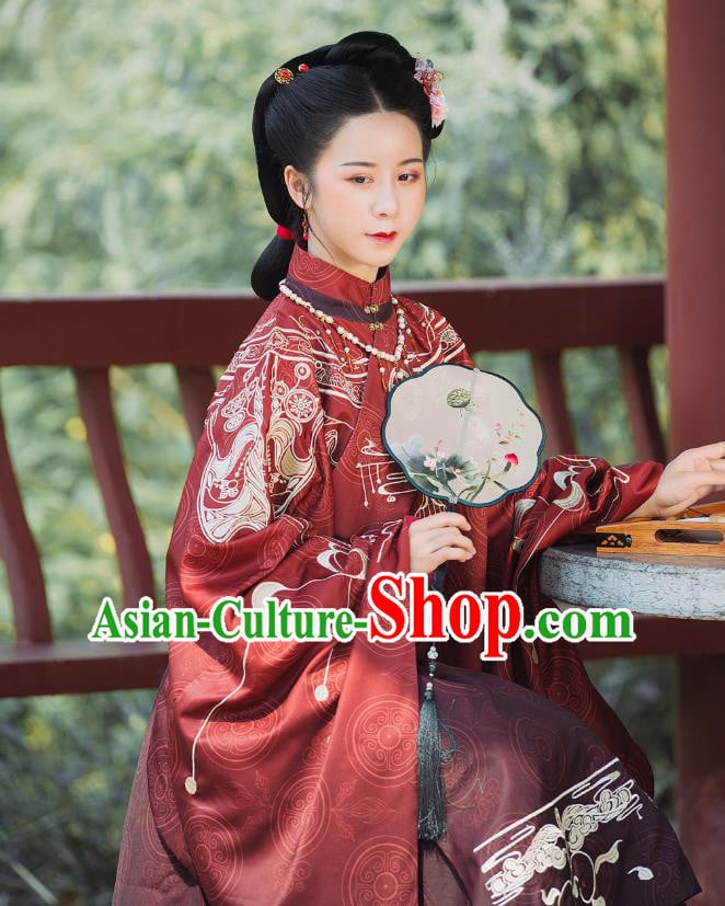 China Ancient Noble Countess Hanfu Costumes Traditional Ming Dynasty Imperial Concubine Clothing China Ancient Noble Countess Hanfu Costumes Traditional Ming Dynasty Imperial Concubine Clothing