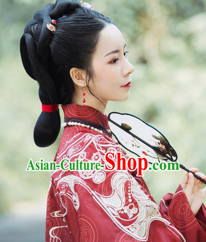 China Ancient Noble Countess Hanfu Costumes Traditional Ming Dynasty Imperial Concubine Clothing China Ancient Noble Countess Hanfu Costumes Traditional Ming Dynasty Imperial Concubine Clothing