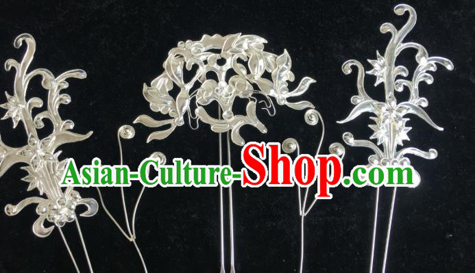 Chinese Drama Ancient Goddess Hairpins Traditional Hanfu Hair Accessories Full Set