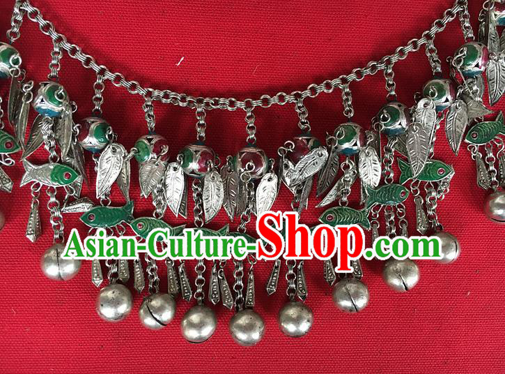 Chinese Ethnic Silver Bells Tassel Belt Traditional Hanfu Waist Accessories Chinese Ethnic Silver Bells Tassel Belt Traditional Hanfu Waist Accessories
