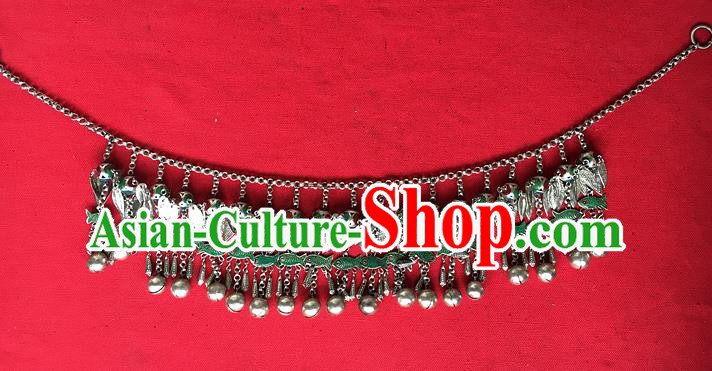 Chinese Ethnic Silver Bells Tassel Belt Traditional Hanfu Waist Accessories Chinese Ethnic Silver Bells Tassel Belt Traditional Hanfu Waist Accessories