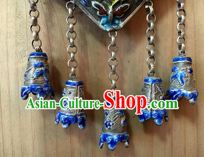 Chinese Handmade Silver Breastpin Pendant Traditional Cheongsam Cloisonne Brooch Accessories Chinese Handmade Silver Breastpin Pendant Traditional Cheongsam Cloisonne Brooch Accessories