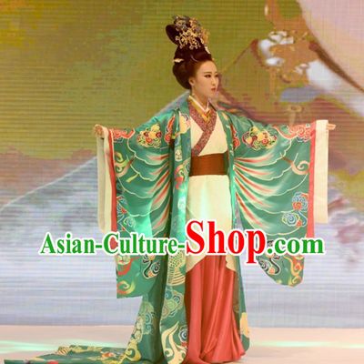 Top Chinese Imperial Green Hanfu Dresses Hanfu Garment for Women