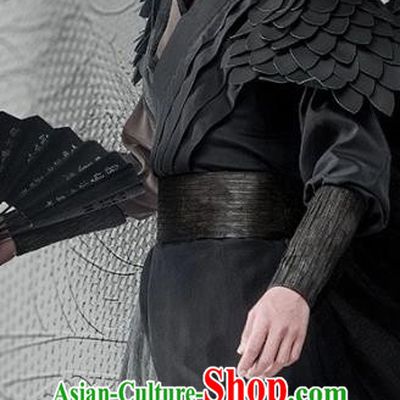 China Ancient Swordsman Black Costumes Drama Oh My Emperor Royal Highness Beitang Moran Xiao Zhan Clothing