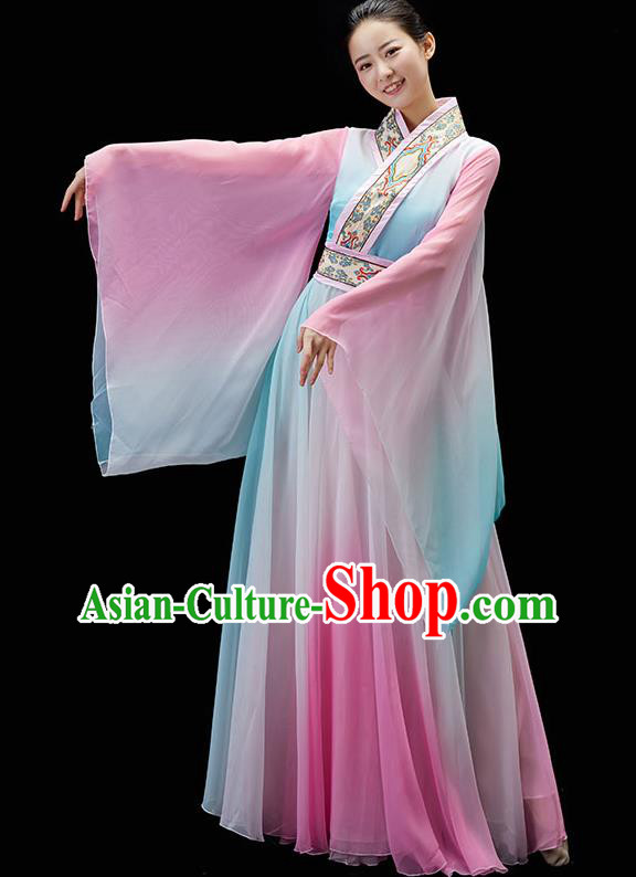 China Classical Dance Dress Traditional Umbrella Dance Garment Solo Dance Clothing China Classical Dance Dress Traditional Umbrella Dance Garment Solo Dance Clothing