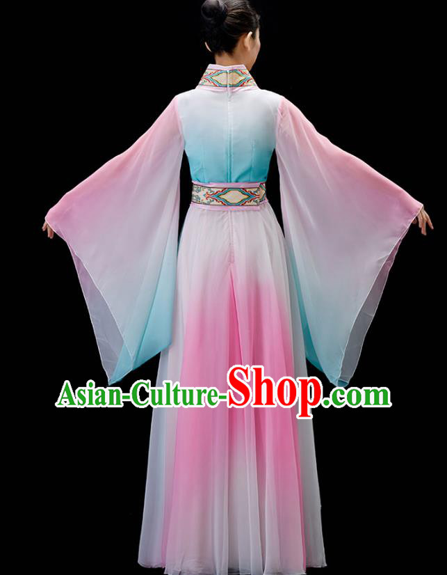 China Classical Dance Dress Traditional Umbrella Dance Garment Solo Dance Clothing China Classical Dance Dress Traditional Umbrella Dance Garment Solo Dance Clothing
