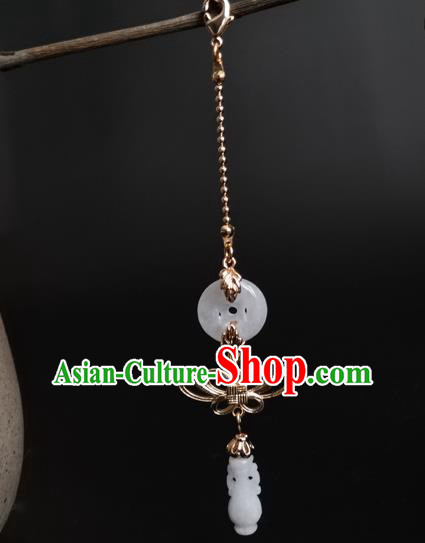 Chinese Traditional Hanfu Jade Vase Pendant National Cheongsam Brooch Jewelry Chinese Traditional Hanfu Jade Vase Pendant National Cheongsam Brooch Jewelry