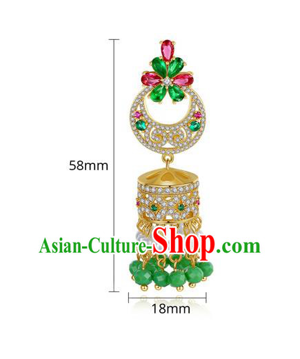Asian Indian Belly Dance Earrings India Bollywood Princess Ear Accessories Asian Indian Belly Dance Earrings India Bollywood Princess Ear Accessories
