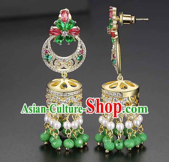 Asian Indian Belly Dance Earrings India Bollywood Princess Ear Accessories Asian Indian Belly Dance Earrings India Bollywood Princess Ear Accessories