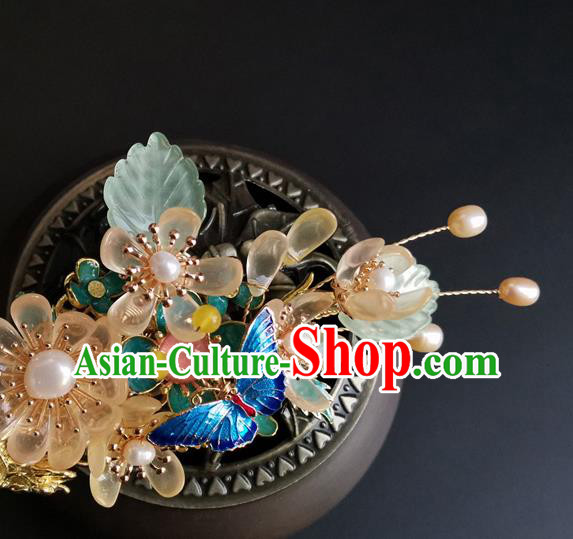 China Ancient Palace Lady Hairpin Traditional Ming Dynasty Chrysanthemum Hair Claws China Ancient Palace Lady Hairpin Traditional Ming Dynasty Chrysanthemum Hair Claws
