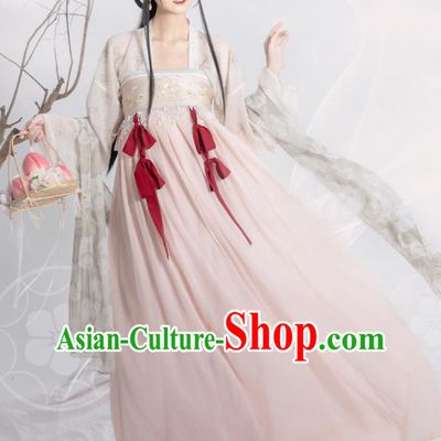 Traditional China Tang Dynasty Princess Historical Clothing Ancient Palace Lady Hanfu Dress Garment