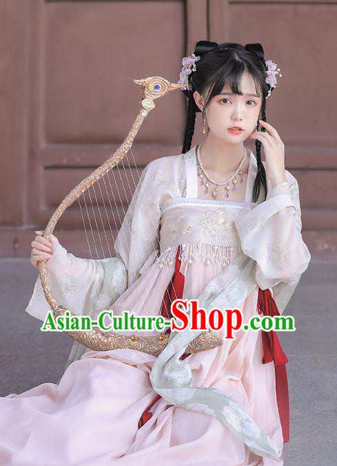 Traditional China Tang Dynasty Princess Historical Clothing Ancient Palace Lady Hanfu Dress Garment Traditional China Tang Dynasty Princess Historical Clothing Ancient Palace Lady Hanfu Dress Garment