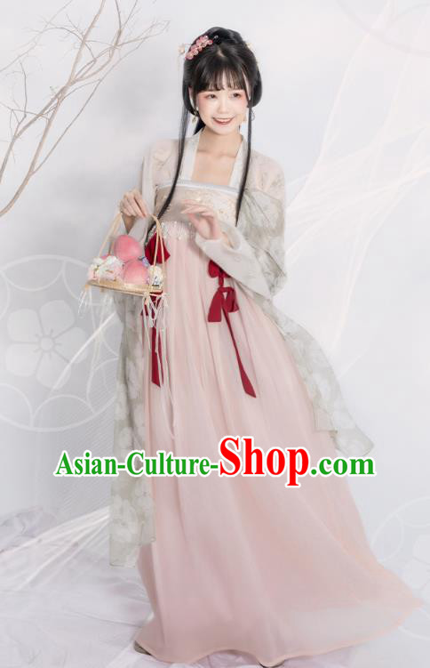 Traditional China Tang Dynasty Princess Historical Clothing Ancient Palace Lady Hanfu Dress Garment Traditional China Tang Dynasty Princess Historical Clothing Ancient Palace Lady Hanfu Dress Garment