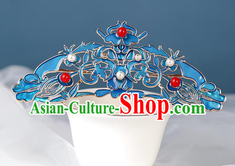 Chinese Ancient Princess Hairpin Traditional Ming Dynasty Court Hair Crown Chinese Ancient Princess Hairpin Traditional Ming Dynasty Court Hair Crown