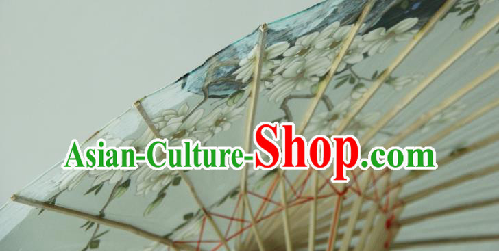 China Classical Dance Umbrellas Handmade Painting Mangnolia Oil Paper Umbrella Traditional Hanfu Umbrella China Classical Dance Umbrellas Handmade Painting Mangnolia Oil Paper Umbrella Traditional Hanfu Umbrella