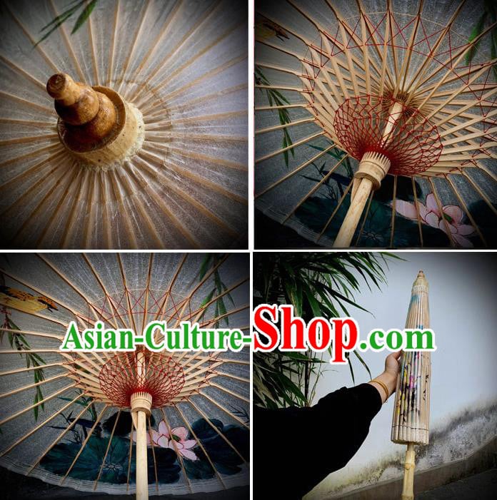 China Traditional Craft Handmade Oil Paper Umbrella Classical Dance Painting Plum Oilpaper Umbrella China Traditional Craft Handmade Oil Paper Umbrella Classical Dance Painting Plum Oilpaper Umbrella