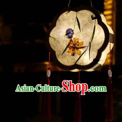 China Traditional Spring Festival Palace Lantern Handmade New Year Decoration Parchment Begonia Hanging Lamp