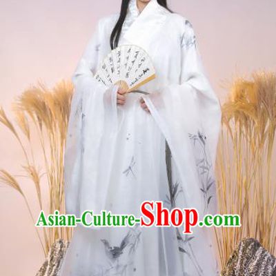 China Ancient Childe Hanfu Robe Clothing Traditional Ming Dynasty Swordsman Historical Costume