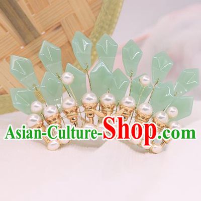China Ancient Princess Hair Crown Traditional Song Dynasty Palace Lady Pearls Hairpin