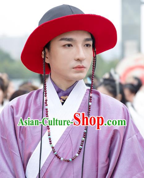 Chinese Traditional Ming Dynasty Noble Chide Hat Ancient Scholar Headwear Chinese Traditional Ming Dynasty Noble Chide Hat Ancient Scholar Headwear